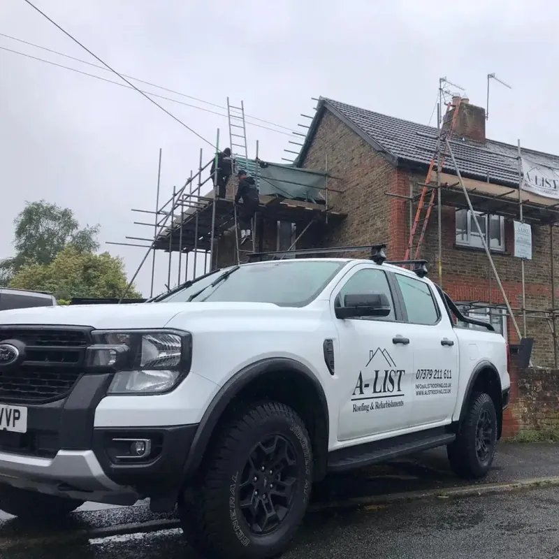 Newly installed tiled roof on a detached house in Ascot, Berkshire